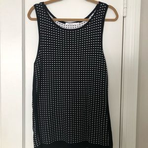 Black and white tank